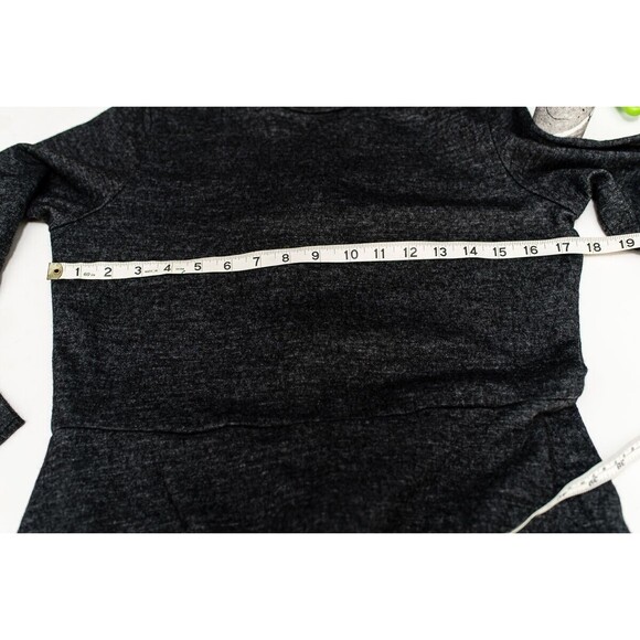 Vintage Vision Apparel Women's Gray Dress 12 modest long sleeve turtle neck maxi - Picture 6 of 6